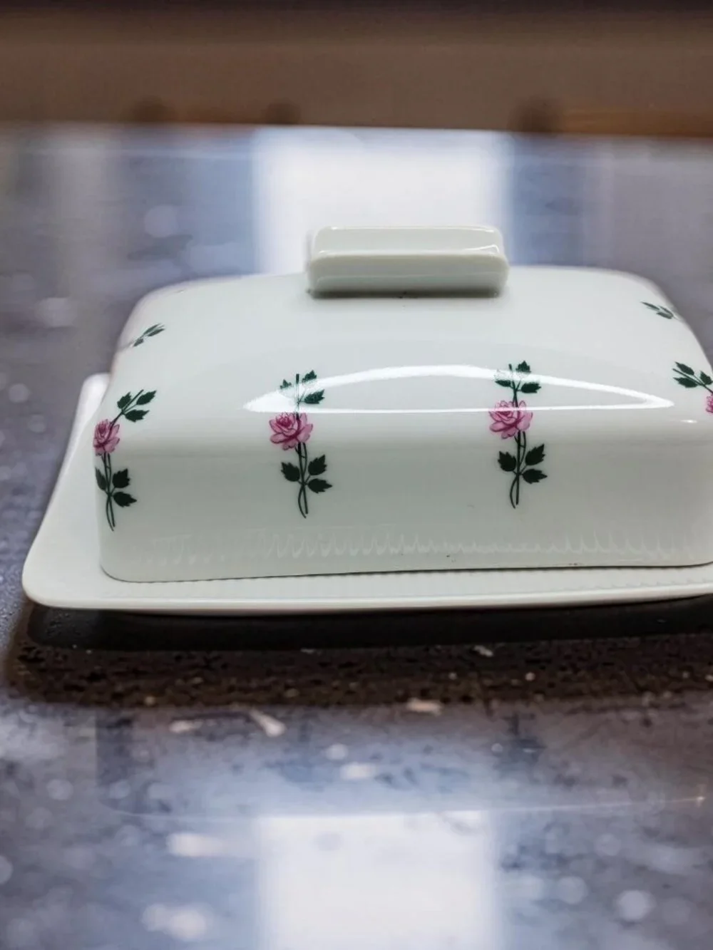 vintage seltmann weiden bavarian porcelain 1lb. butter dish